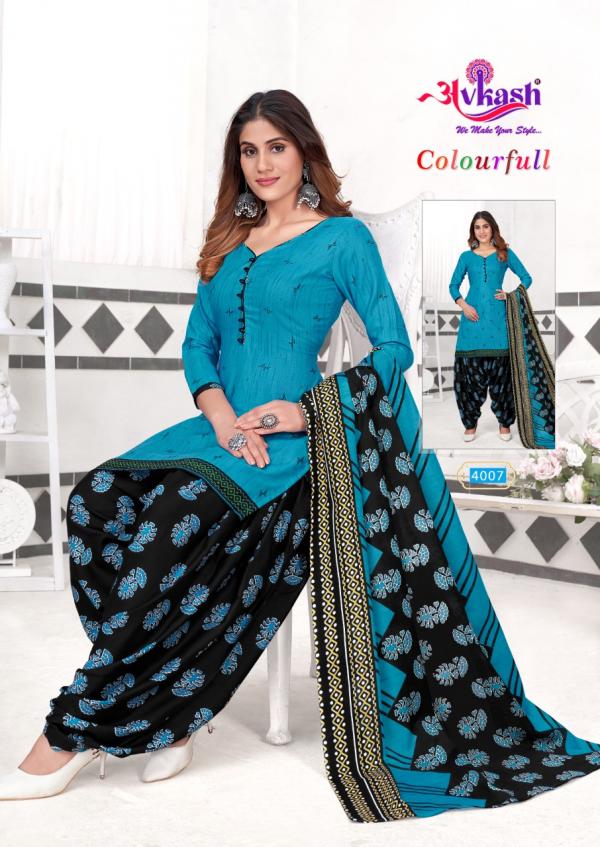 Avkash Colourful Vol-4 Cotton Designer Readymade With Inner Suit